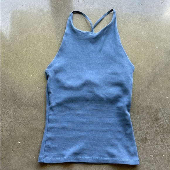 Zara Halter Neck Open Back Tank Top - Picture 1 of 8